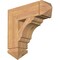 Ekena Millwork Olympic Arts & Crafts Smooth Bracket, Western Red Cedar, 5 1/2"W x 20"D x 20"H BKT06X20X20OLY03SWR - alternate 1